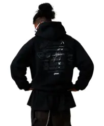 Moletom Approve Oversized Creative Department Preto