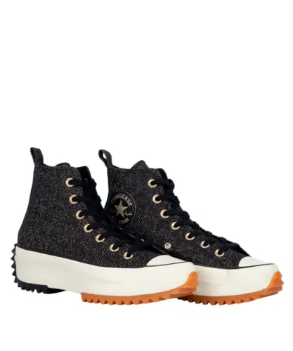 Tênis Converse Run Star Hike Preto Ouro Claro Amendoa