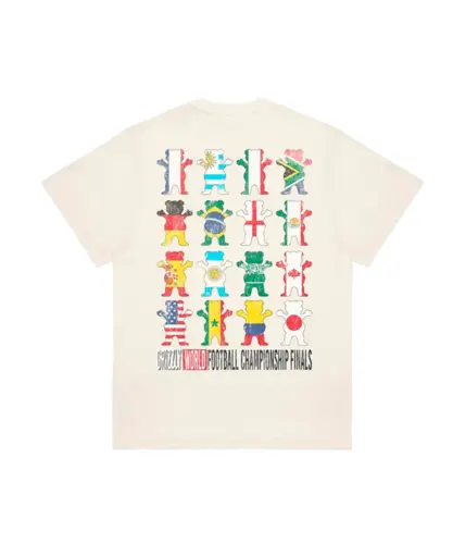 Camiseta Grizzly Bear Flags Cream