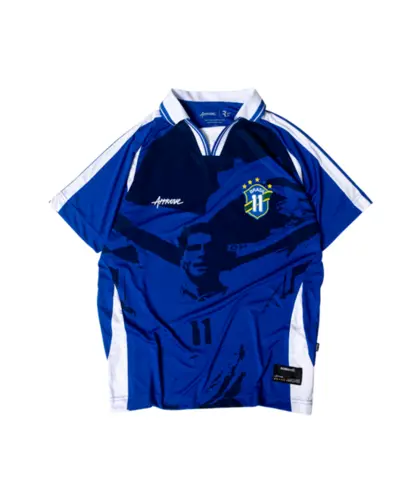 Camiseta Approve Polo Romario Brasil Azul