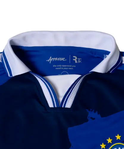 Camiseta Approve Polo Romario Brasil Azul