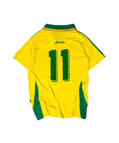 Camiseta Approve Polo Romario Brasil Amarela
