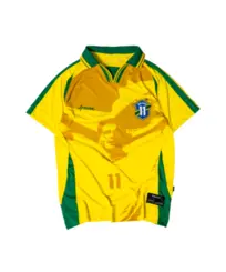Camiseta Approve Polo Romario Brasil Amarela