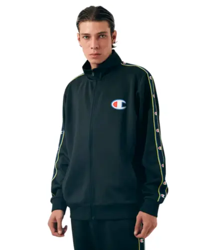 Conjunto Champion Active Tracksuit C Tape Preto