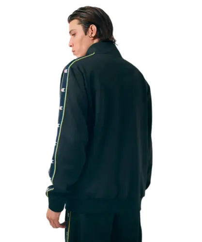 Conjunto Champion Active Tracksuit C Tape Preto