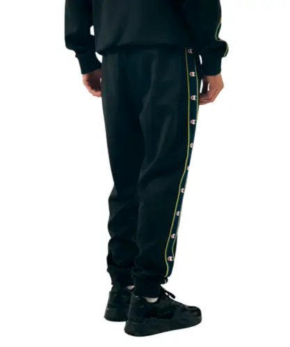 Conjunto Champion Active Tracksuit C Tape Preto
