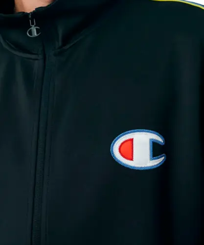 Conjunto Champion Active Tracksuit C Tape Preto