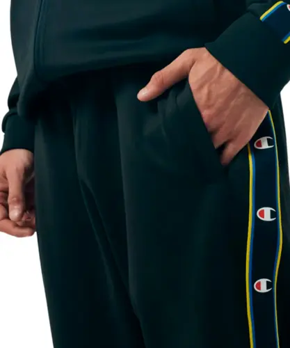 Conjunto Champion Active Tracksuit C Tape Preto