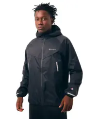 Jaqueta Champion Active Light Jacket Mini Script Logo Preto