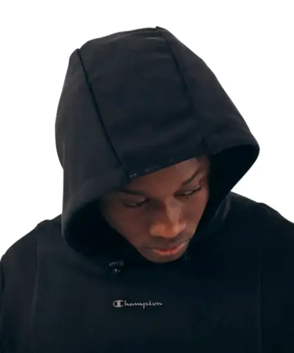 Moletom Champion Hoodie Active Mini Script Logo Preto