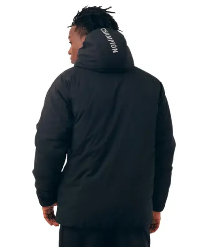 Jaqueta Chapion Active Tech Jacket Puffer C Logo Preto