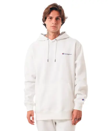 Moletom Chapion Athletic Hoodie Mini Script Off White