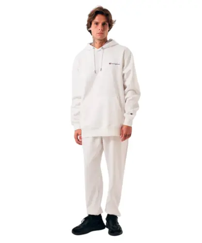 Moletom Chapion Athletic Hoodie Mini Script Off White