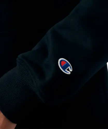Moletom Champion Athletic Hoddie Mini Script Preto