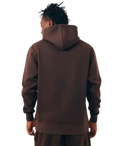 Moletom Champion Athletic Hoodie Script Logo Ink Coffee