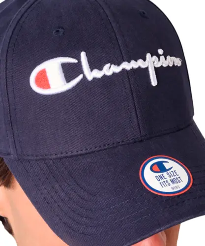 Boné Champion Snapback Script Logo Emb Navy