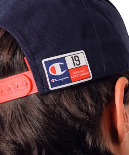 Boné Champion Snapback Script Logo Emb Navy