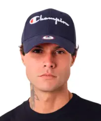 Boné Champion Snapback Script Logo Emb Navy