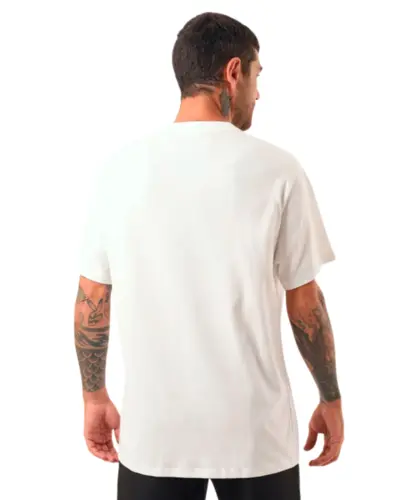 Camiseta Champion Life Script Logo Emb Off White