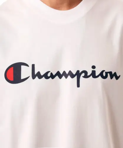 Camiseta Champion Athletic Script Logo Ink Off White