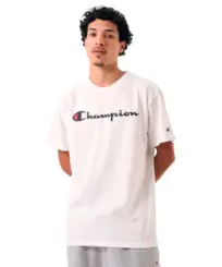 Camiseta Champion Athletic Script Logo Ink Off White