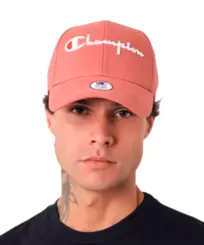 Boné Champion Snapback Script Logo Emb Sandalwood