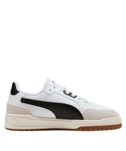 Tênis Puma Shuffle Downtown White Vapor Gray Gold