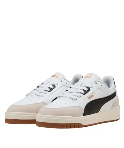 Tênis Puma Shuffle Downtown White Vapor Gray Gold
