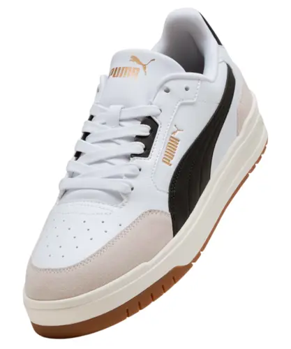 Tênis Puma Shuffle Downtown White Vapor Gray Gold