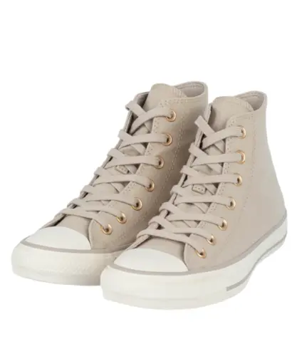 Tênis Converse Chuck Taylor All Star Hi Gold Marfim Amendoa