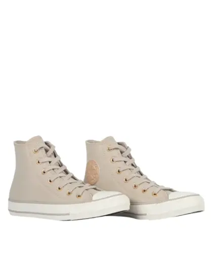 Tênis Converse Chuck Taylor All Star Hi Gold Marfim Amendoa