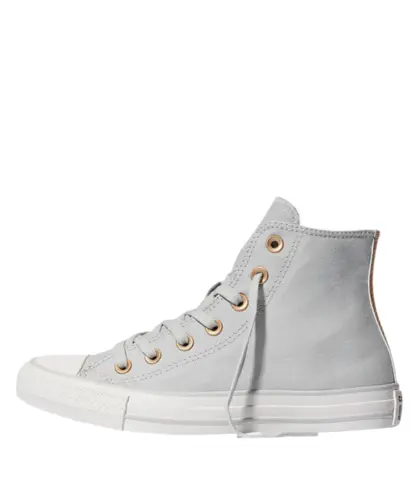 Tênis Converse All Star Chuck Taylor Cinza Gelo Ouro Amendoa