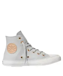 Tênis Converse All Star Chuck Taylor Cinza Gelo Ouro Amendoa