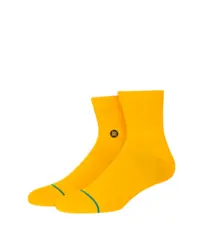Meia Stance Icon Quarter Amarelo