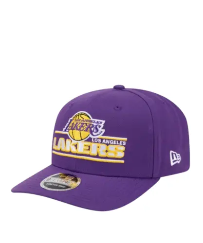 Boné New Era 9SEVENTY Stretch Snap Los Angeles Lakers NBA Roxo