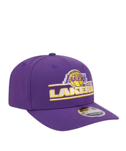 Boné New Era 9SEVENTY Stretch Snap Los Angeles Lakers NBA Roxo