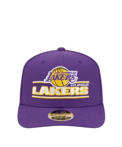 Boné New Era 9SEVENTY Stretch Snap Los Angeles Lakers NBA Roxo