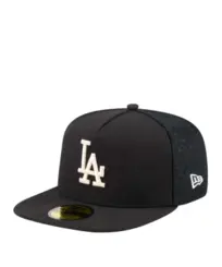 Boné New Era 59FIFTY Fitted A-Frame Los Angeles Dodgers Day 2025 Preto