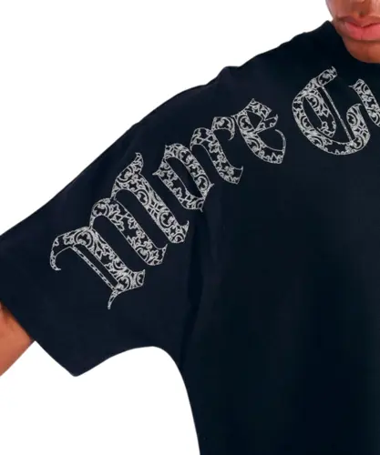Camiseta MCD Box Fit Manga Japonesa Caligrafitti Preto
