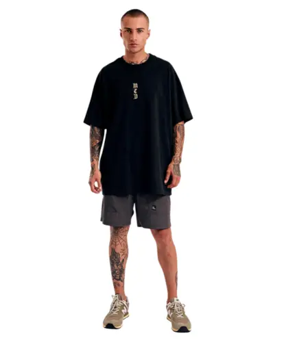 Camiseta MCD Box Fit Caligrafiti Arco Preto