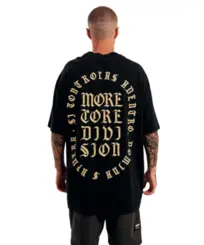 Camiseta MCD Box Fit Caligrafiti Arco Preto