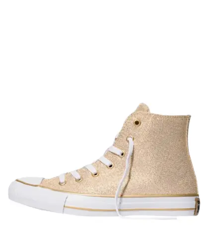 Tênis Converse Chuck Taylor All Star Classico Ouro Claro Branco