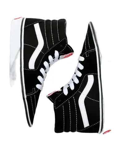 Tênis Vans Sk8-Hi Infantil Black White