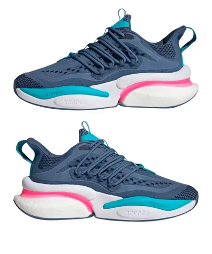 Tênis Adidas Alphaboost V1 - Azul / Rosa