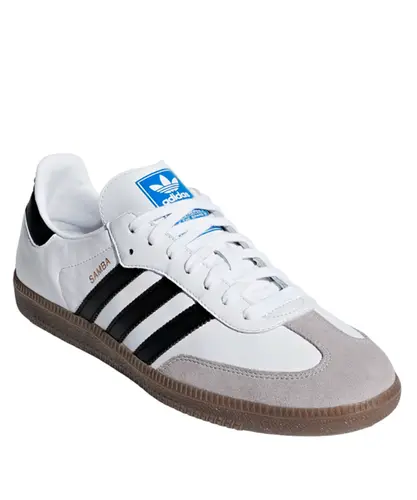 Tênis Adidas Samba OG White Black Clear Granite