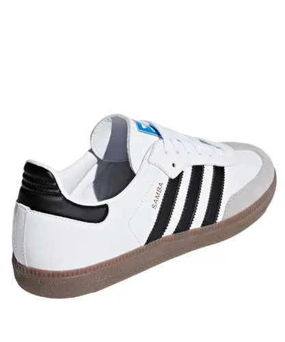 Tênis Adidas Samba OG White Black Clear Granite