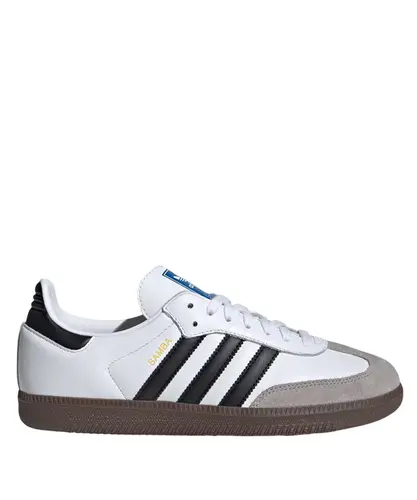 Tênis Adidas Samba OG White Black Clear Granite