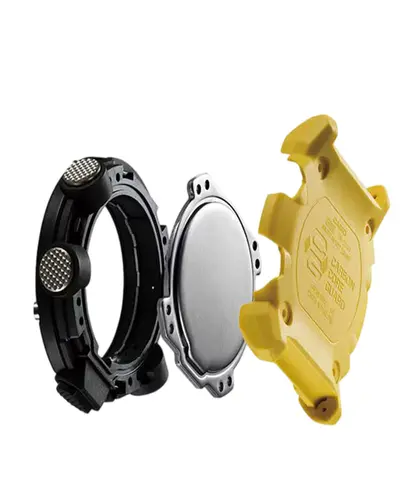 Relógio G-Shock Digital Analógico Preto Amarelo
