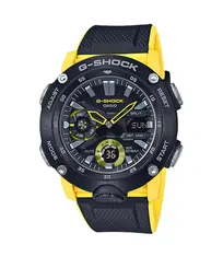 Relógio G-Shock Digital Analógico Preto Amarelo