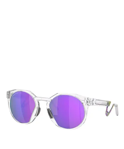 Óculos Oakley HSTN Metal Violet Matte Clear